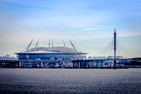 2-The Krestovsky Stadium, also called Zenit Arena.